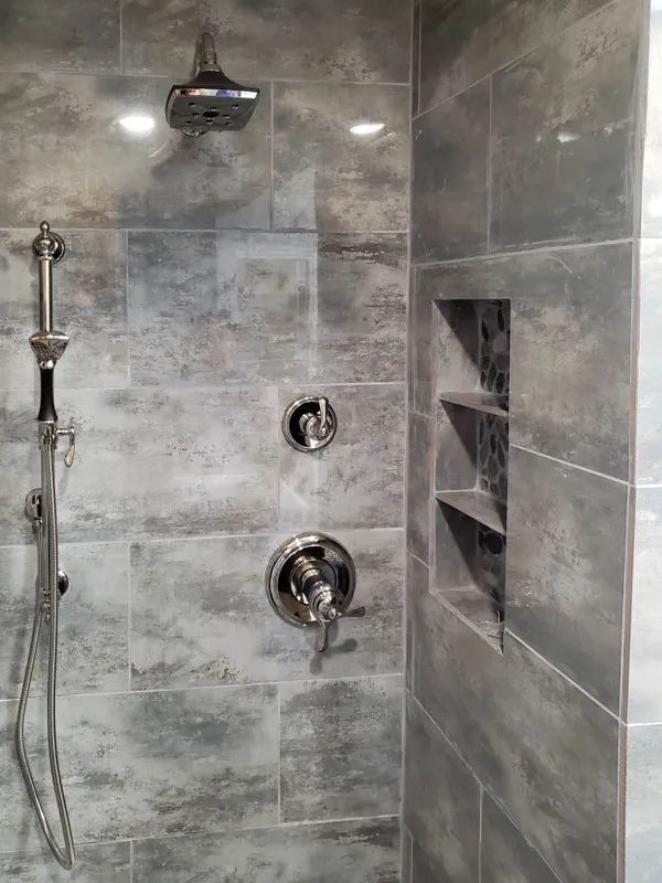 Granite Vanity & Walk-In Shower view 1