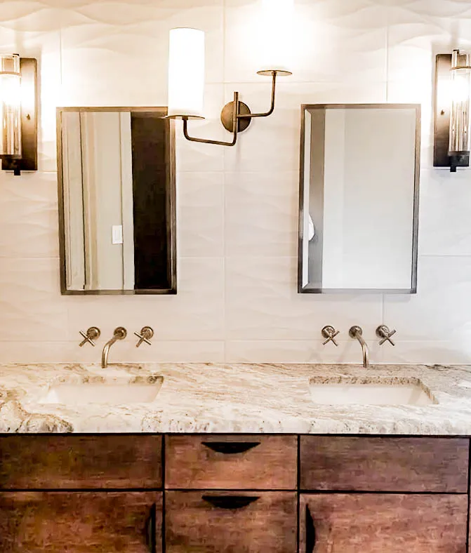 Rockwall Bathroom complete custom remodel and soaker tub