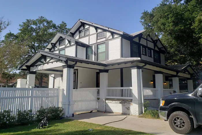 Completed exterior siding restoration project