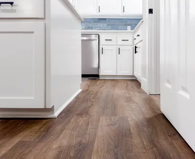 Premium LVP flooring detail