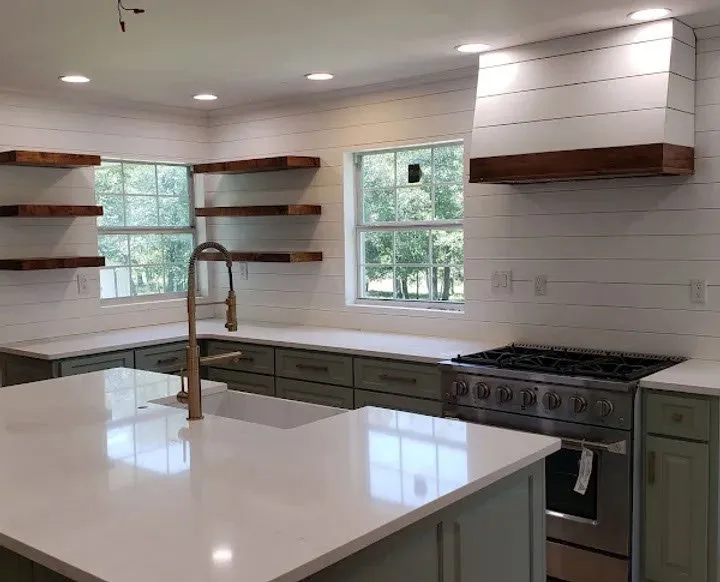 Custom plywood cabinetry and accelerated installation