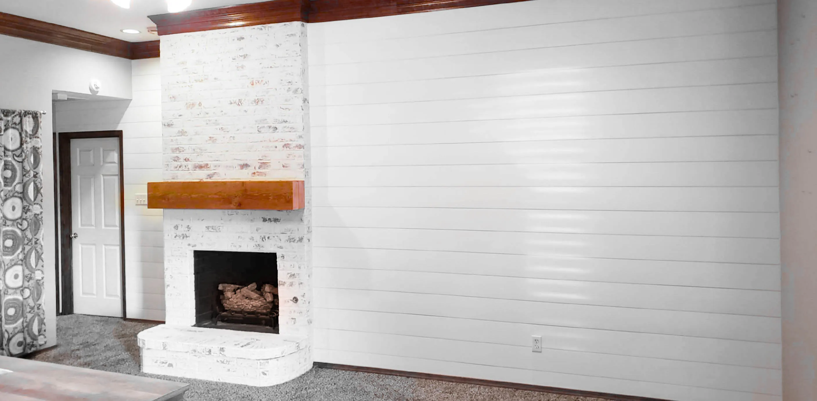 Before: Shiplap alignment under construction